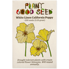 White Linen California Poppy