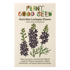 Dark Blue Larkspur Flower