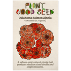 Oklahoma Salmon Zinnia Flower