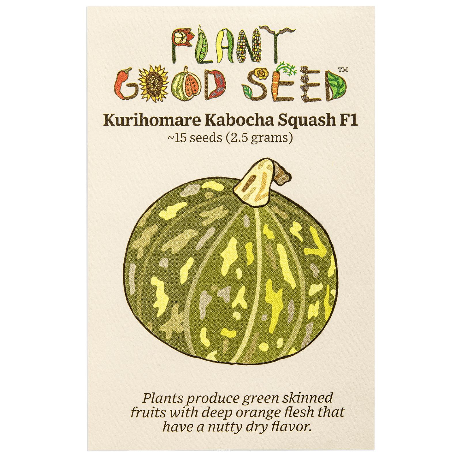 Kurihomare Kabocha F1 Squash