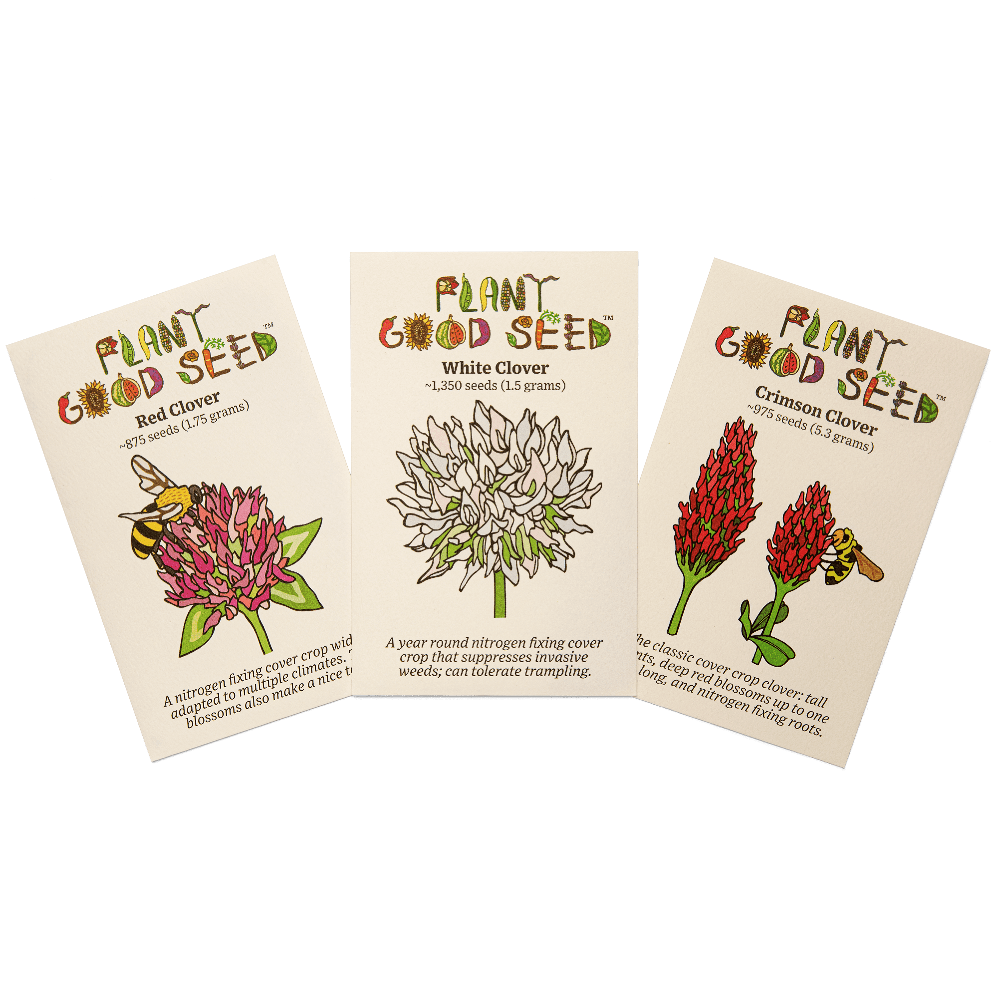 Clover Seed Collection - 3 packets