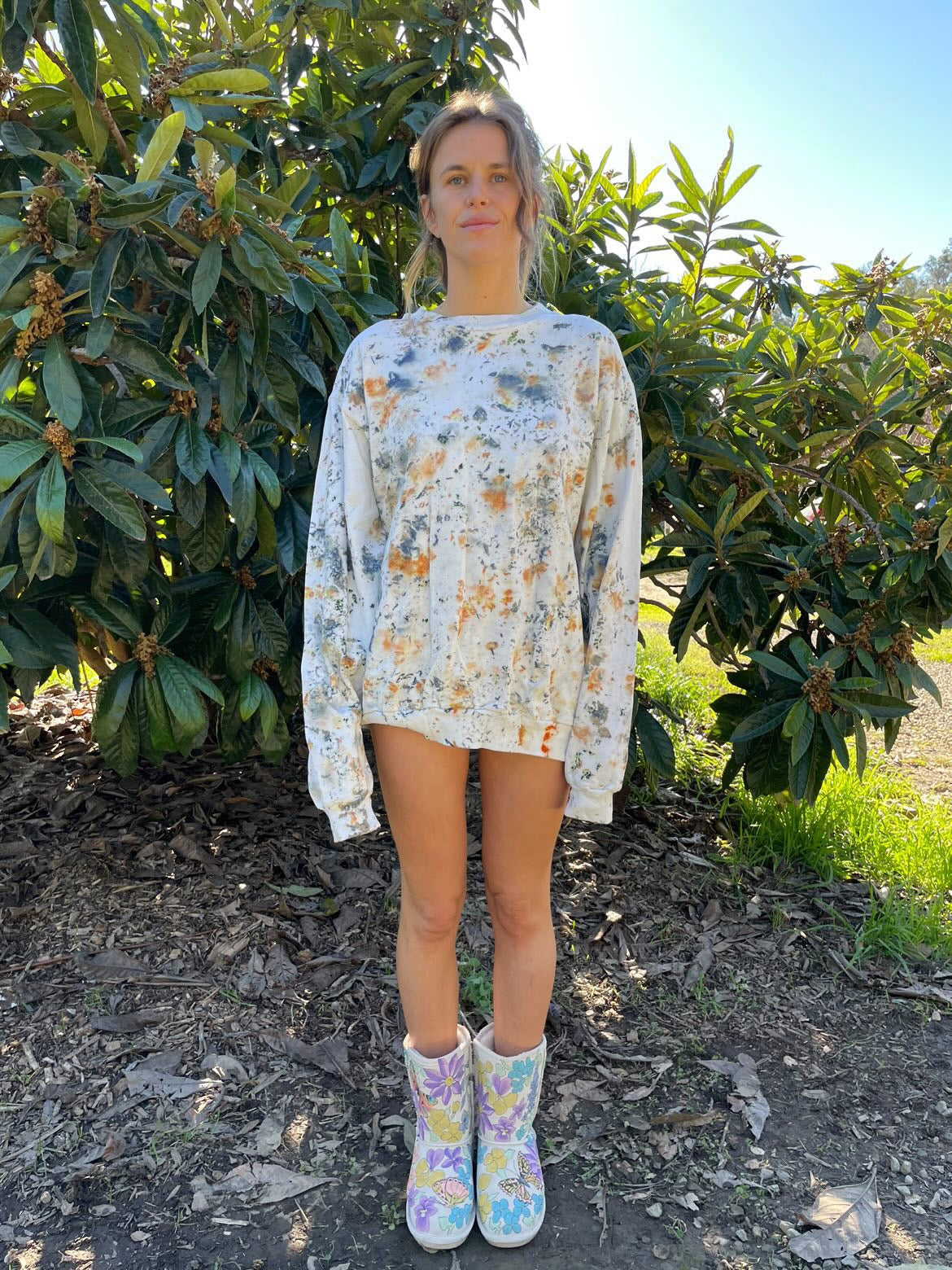 Double Black Hollyhock