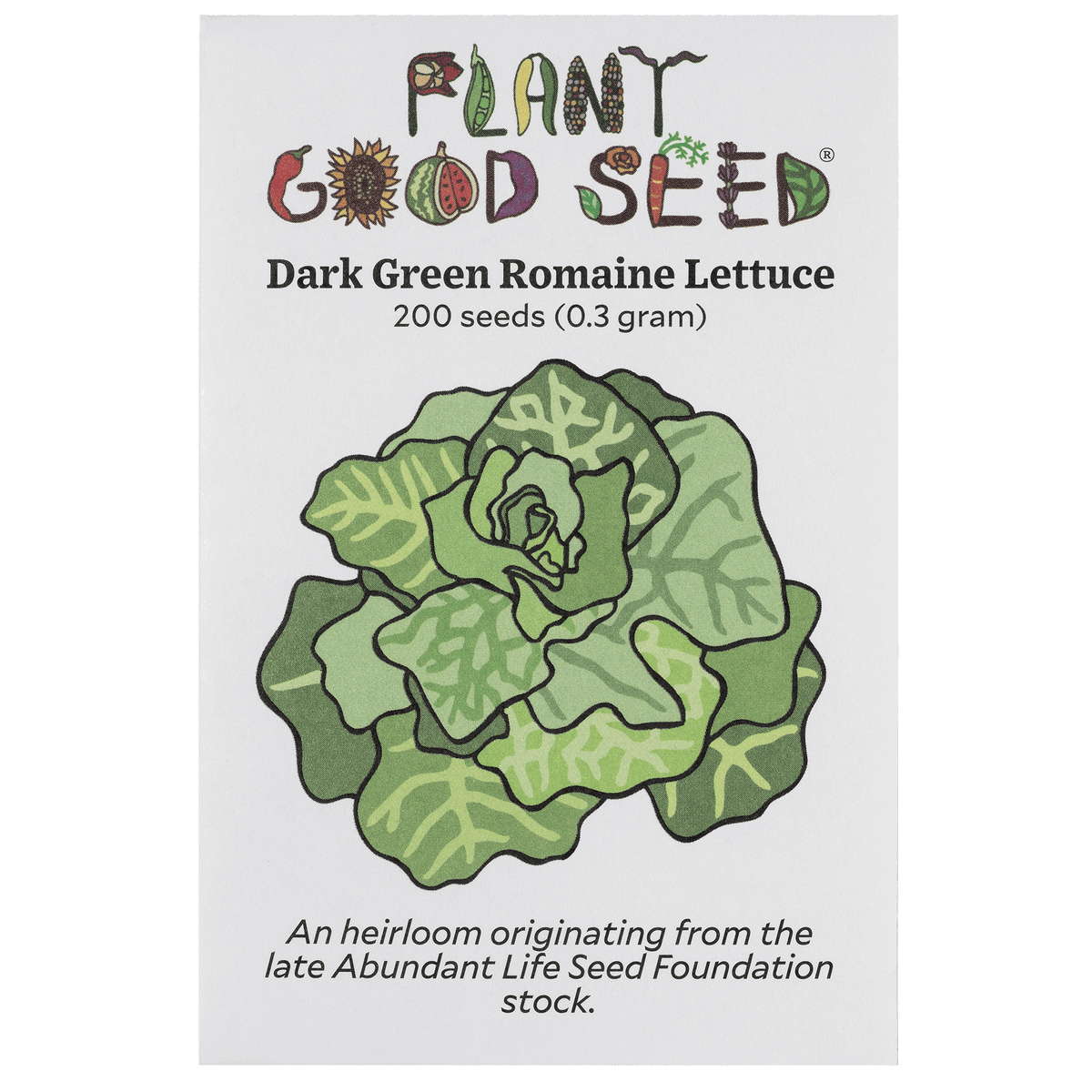 Dark Green Romaine Lettuce