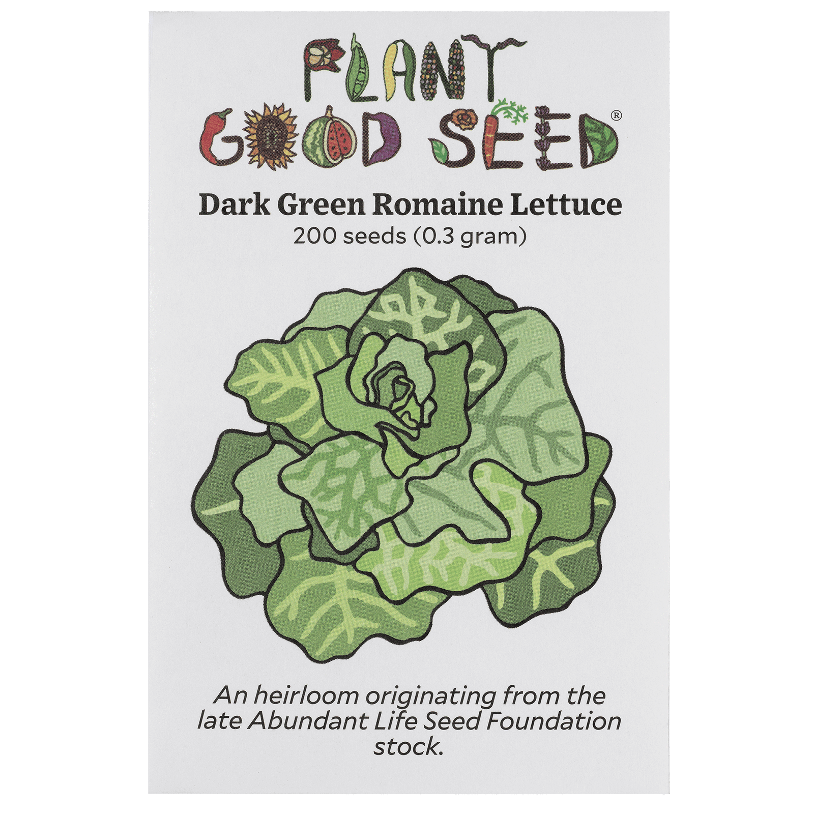 Dark Green Romaine Lettuce