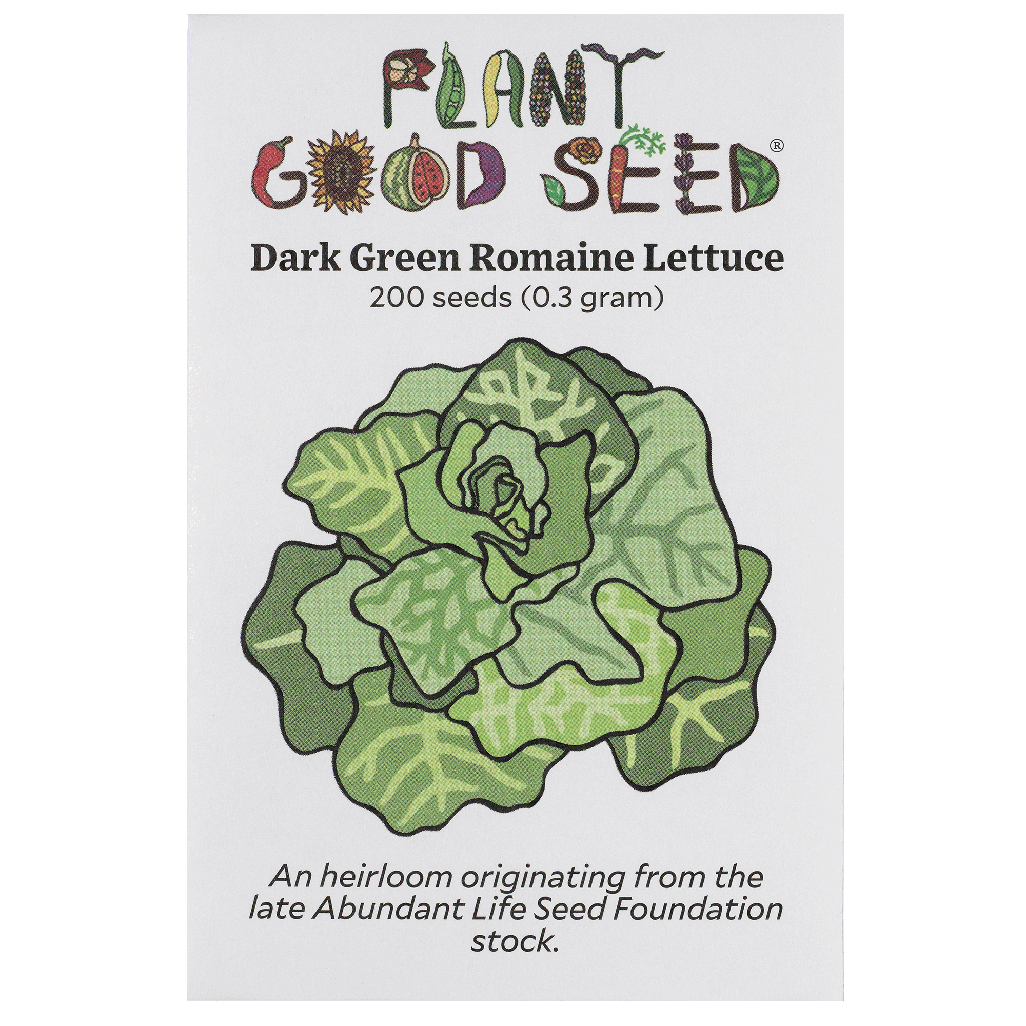 Dark Green Romaine Lettuce