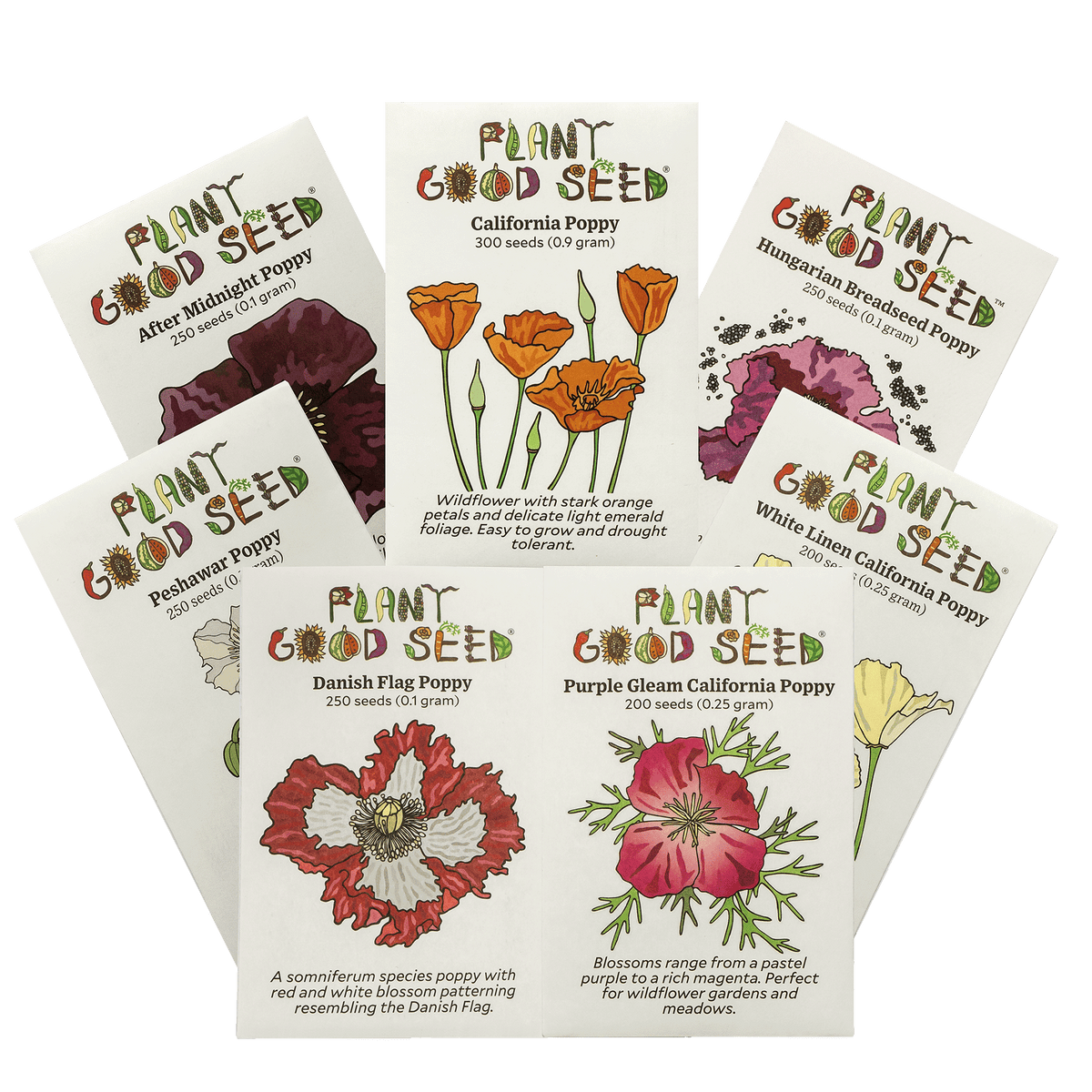 Poppy Seed Collection - 7 packets