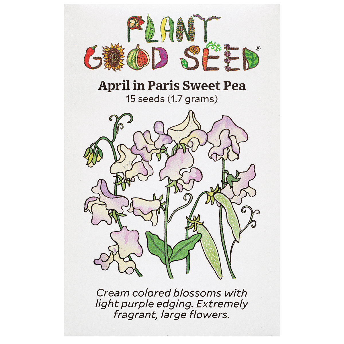 April in Paris Sweet Pea