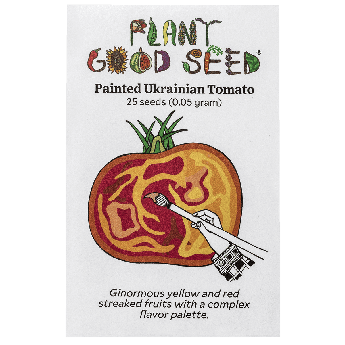 Painted Ukrainian Tomato