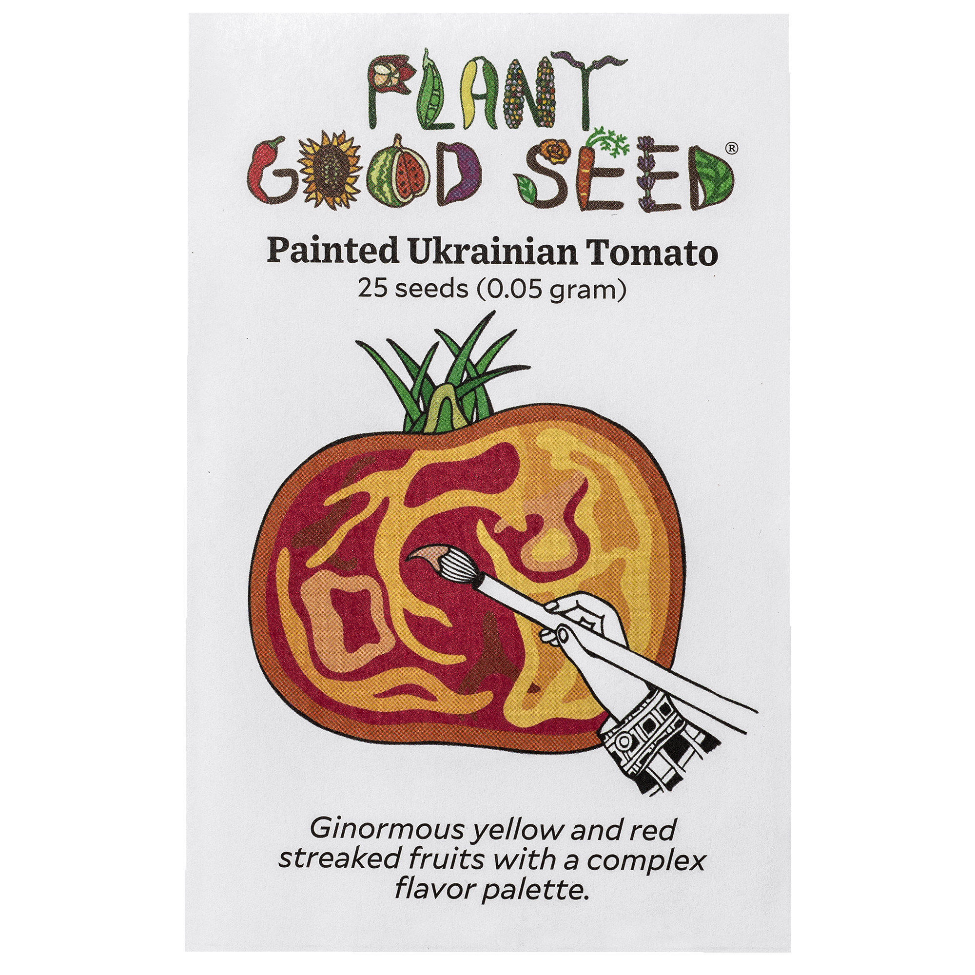 Painted Ukrainian Tomato