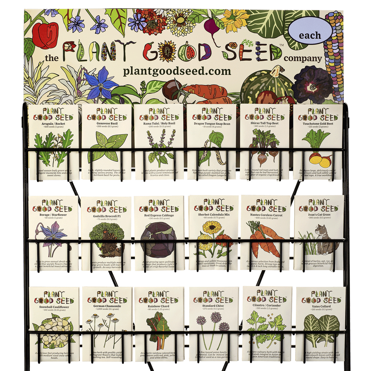 48 Variety Seed Rack