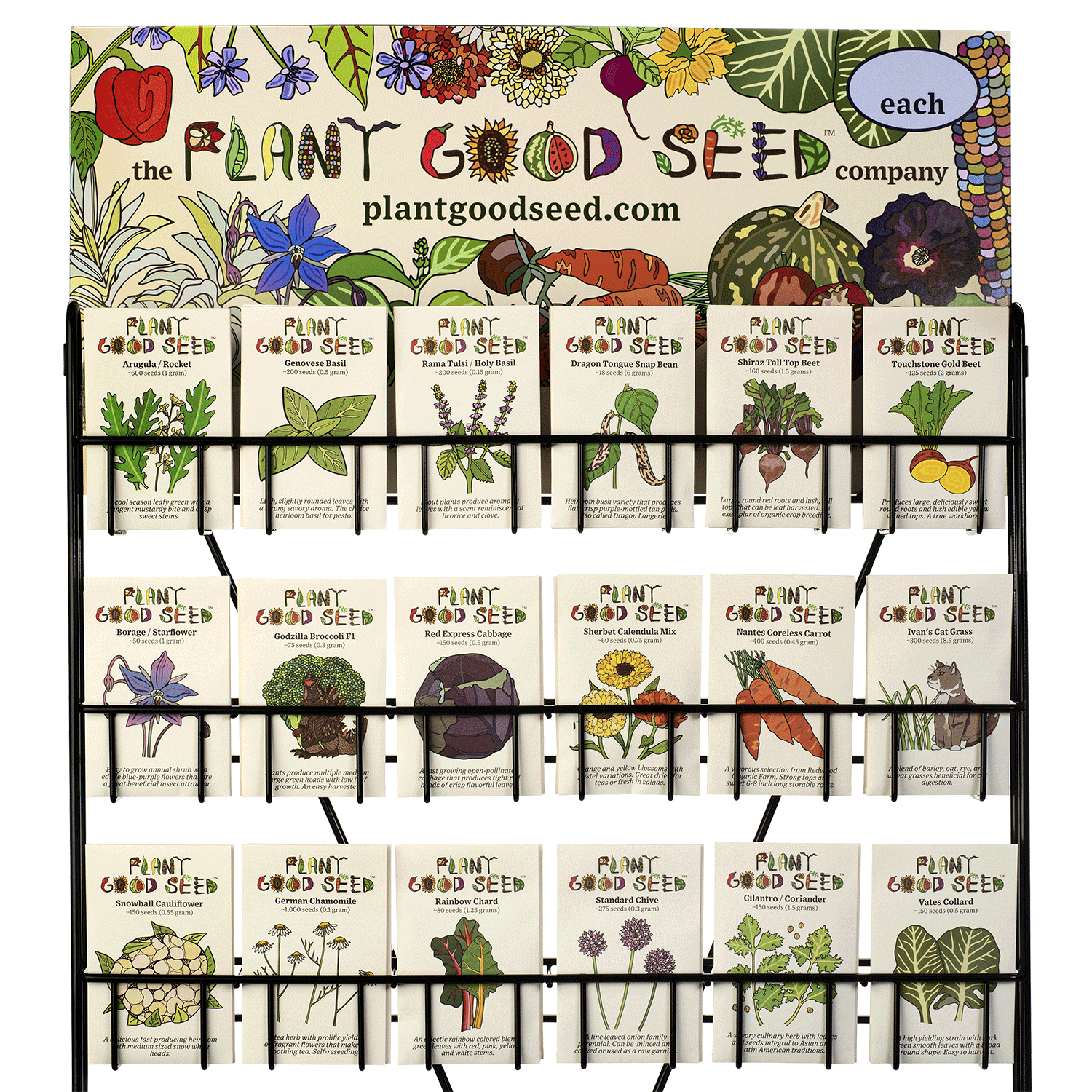 48 Variety Seed Rack