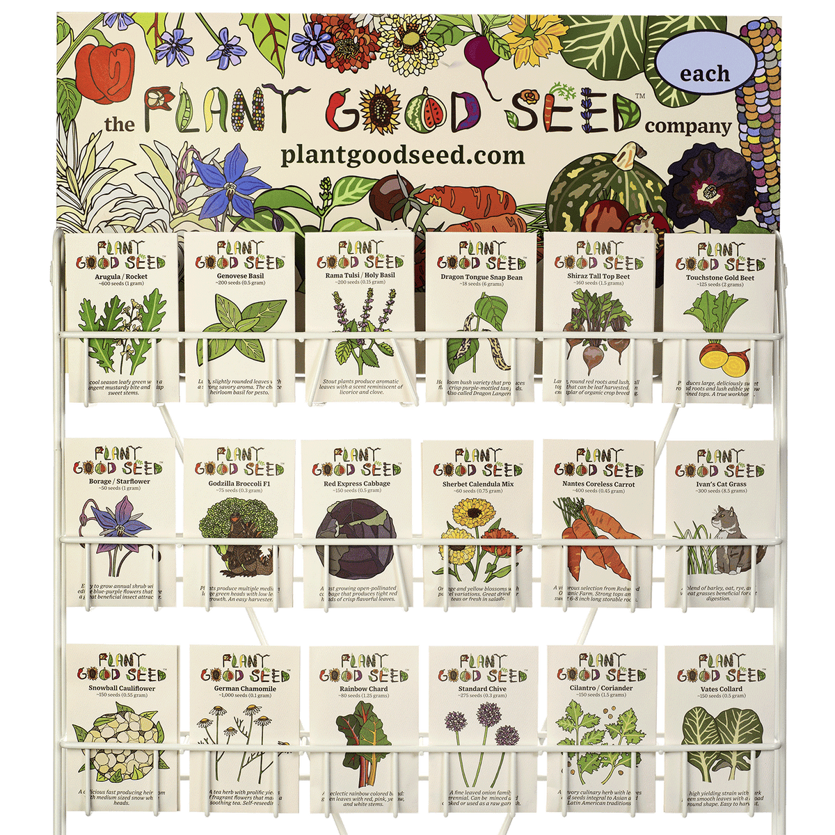 48 Variety Seed Rack