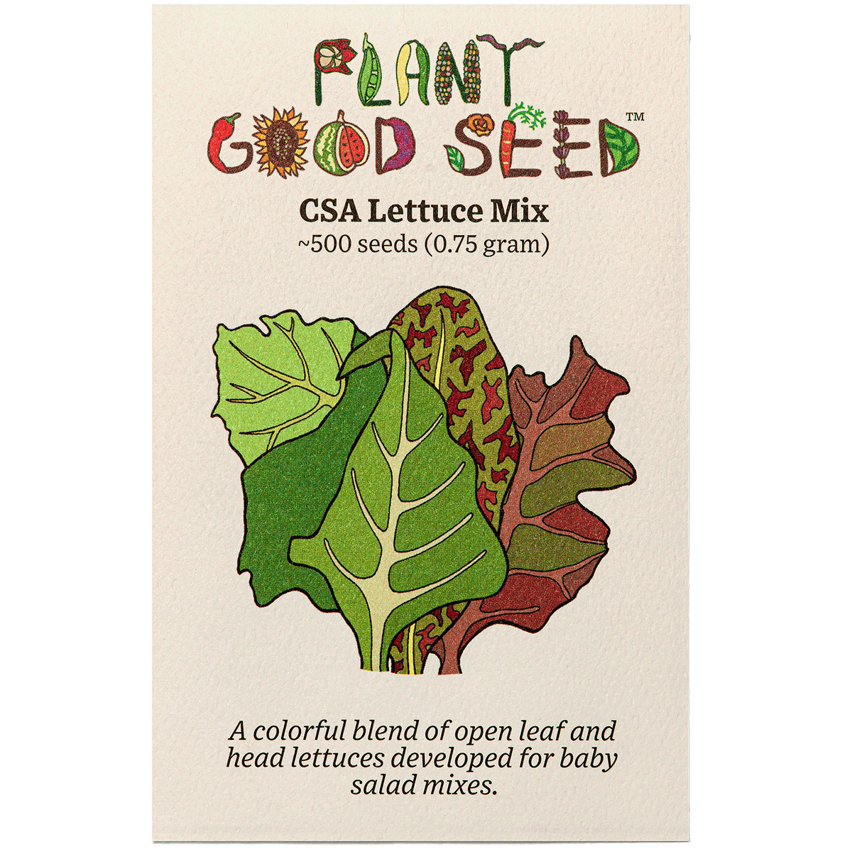 Community Supported Agriculture (CSA) Lettuce Mix